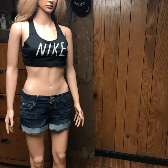 HUDSON Croxley Mid Thigh Short-Blue-Size 25 -Good Condition - Picture 3 of 16